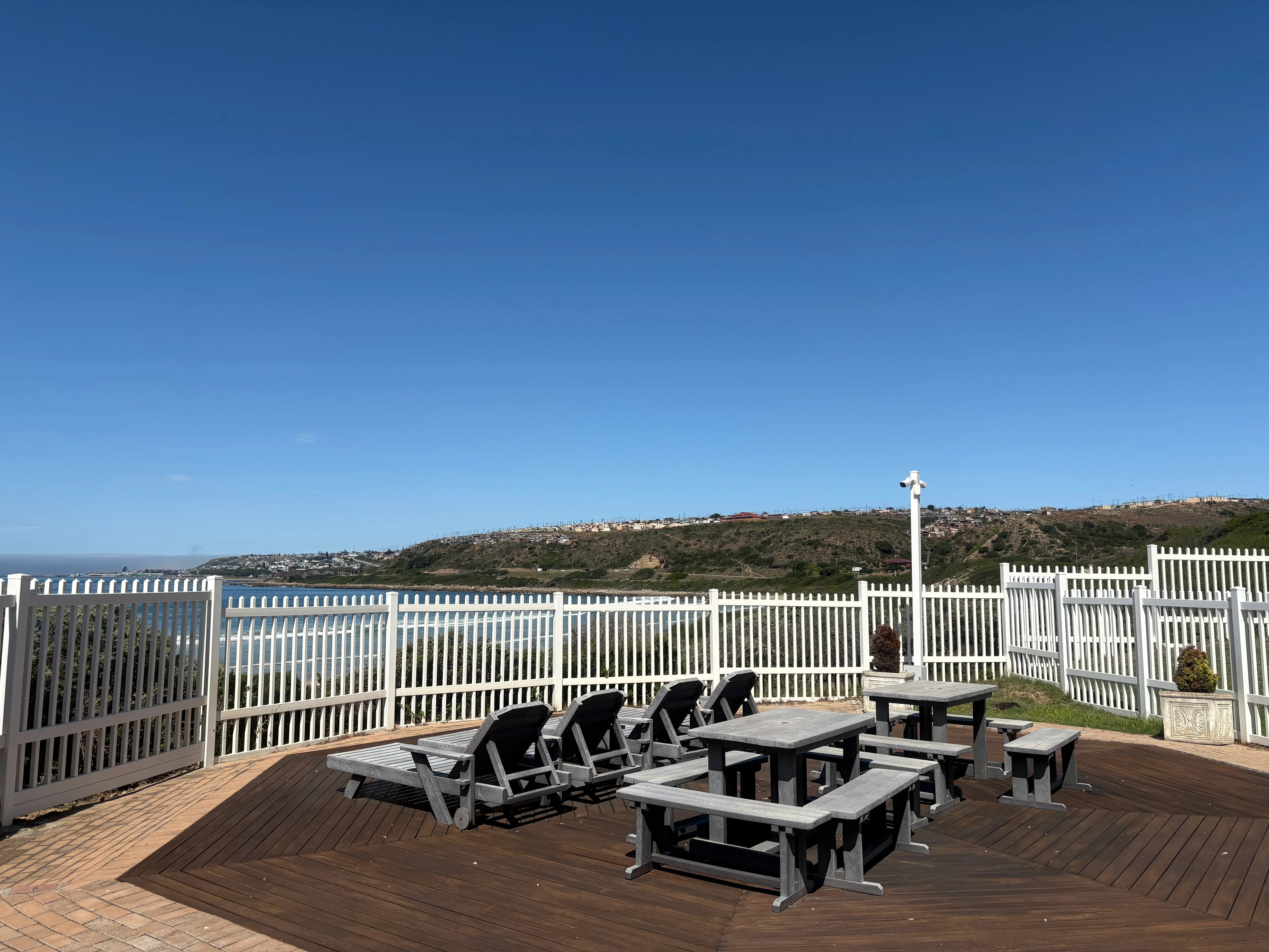 Outside deck